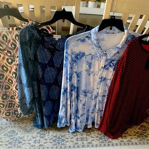 Lot of 4 was Mens plus tops size 4x